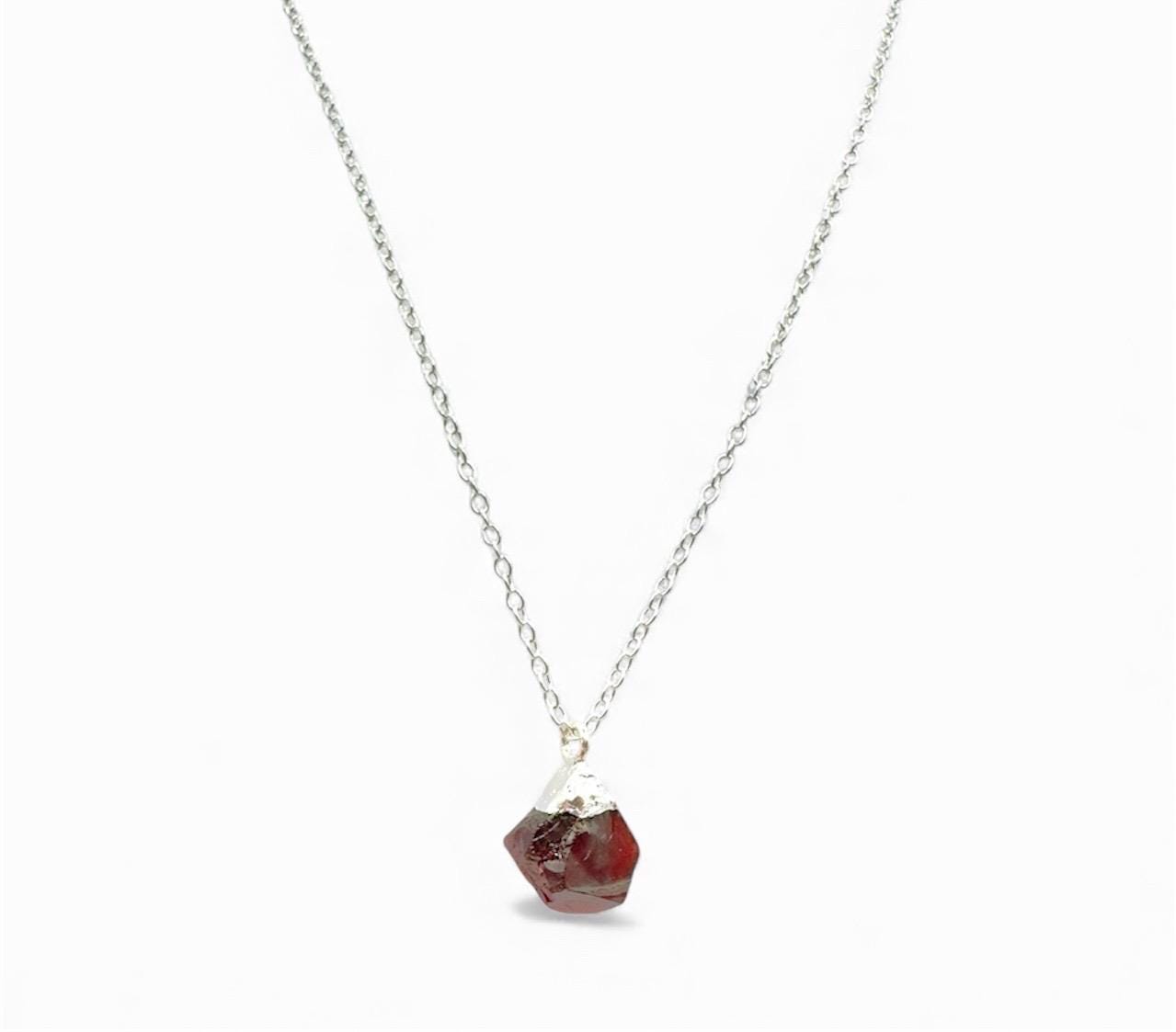 Garnet Necklace: Made in Montana